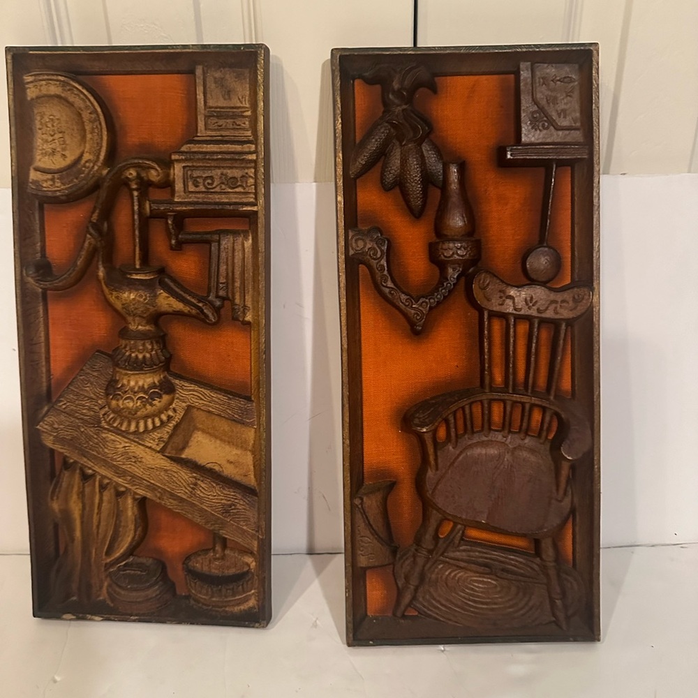 Vintage Turner Mfg Co Country Farm House Decor Scene Wall Art
